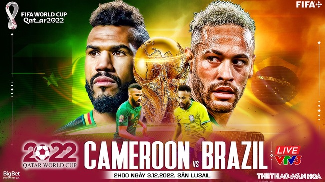 Nhận định kèo Cameroon vs Brazil 02h00 ngày 3/12, World Cup 2022 bảng G - Ảnh 3.