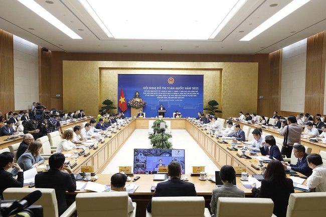 Thủ tướng Phạm Minh Chính chủ trì Hội nghị Đô thị toàn quốc năm 2022 - Ảnh 3.