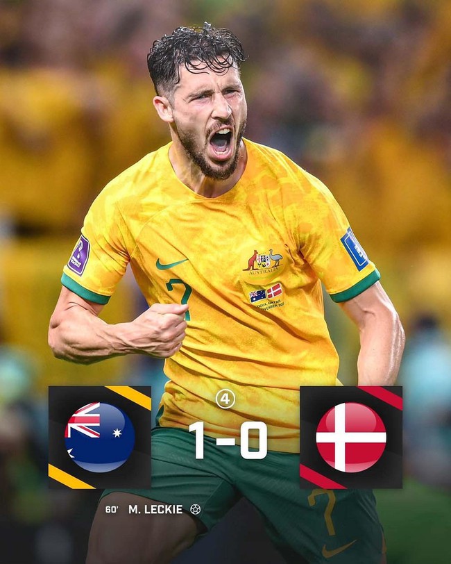 Điểm nhấn Úc 1-0 Đan Mạch: Tuyển Úc là lá cờ đầu của châu Á - Ảnh 3.