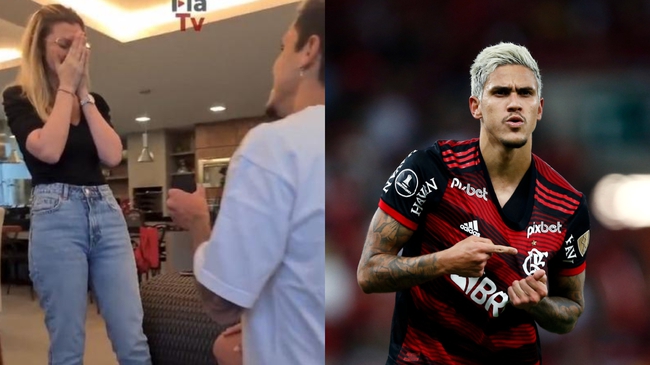 Tiền đạo Pedro (Flamengo) thậm chí còn... cầu hôn luôn bạn gái