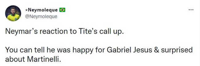 Neymar bất ngờ vì Martinelli được dự World Cup - Ảnh 3.