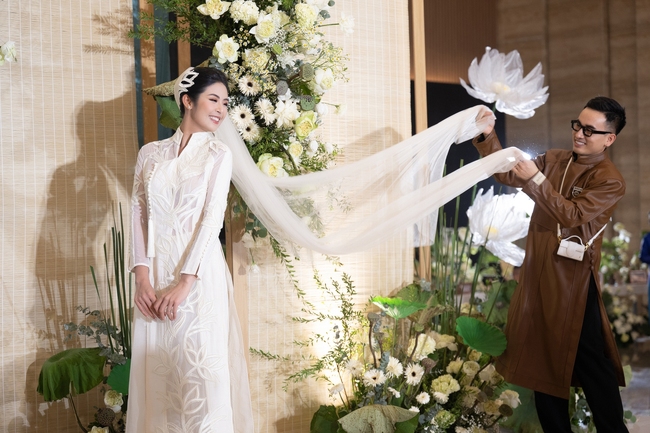 Dàn sao đổ bộ đám cưới Hoa hậu Ngọc Hân - Ảnh 3.