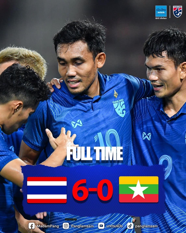 Thái Lan thắng đậm đối thủ của tuyển Việt Nam - Ảnh 1.