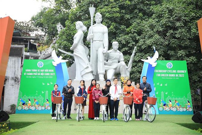 Quảng bá hình ảnh Hà Nội - Thành phố vì hòa bình qua Hành trình xe đạp hữu nghị 2022 - Ảnh 2.
