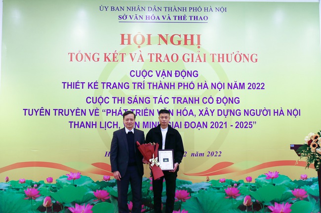 Hà Nội trao giải thưởng Cuộc vận động thiết kế trang trí thành phố năm 2023 - Ảnh 1.