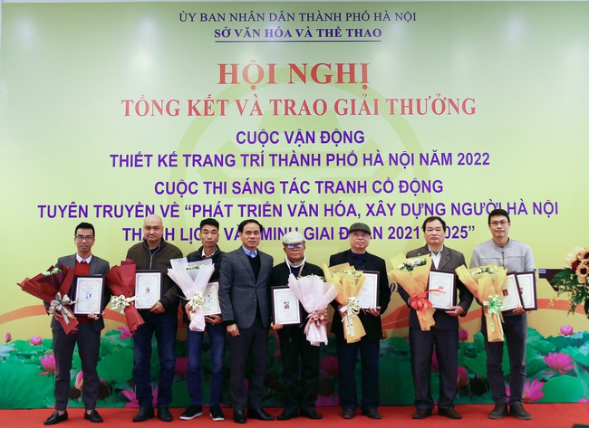 Hà Nội trao giải thưởng Cuộc vận động thiết kế trang trí thành phố năm 2023 - Ảnh 2.