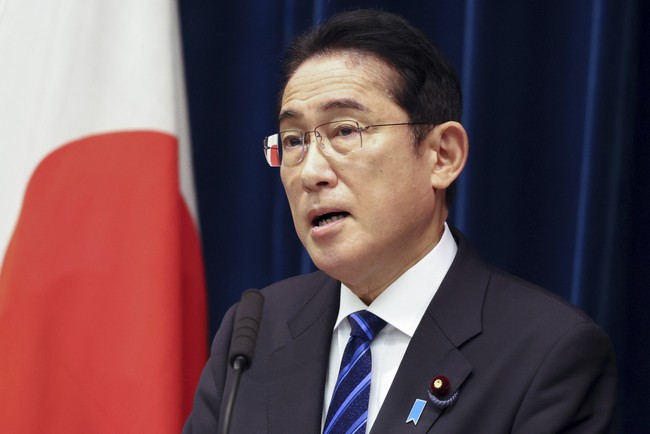 Thủ tướng Nhật Bản kêu gọi một thế giới không vũ khí hạt nhân - Ảnh 1.