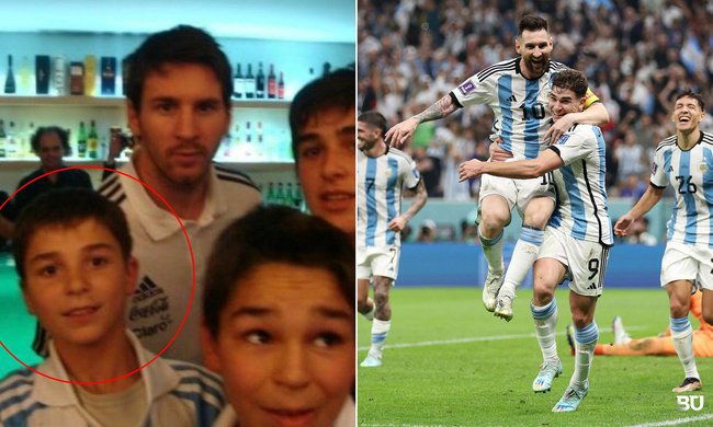 Bức ảnh Messi chụp cùng Alvarez 10 năm trước gây sốt - Ảnh 2.
