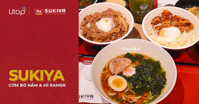 Nhanh tay nhận ngay 50K voucher tiền mặt Sukiya khi đặt đơn trên Utop - Ảnh 2.