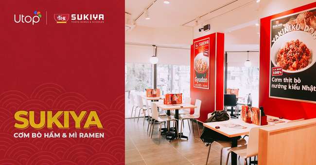 Nhanh tay nhận ngay 50K voucher tiền mặt Sukiya khi đặt đơn trên Utop - Ảnh 3.