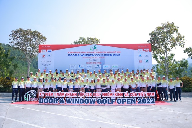 Giải Golf ngành nhôm, kính & cửa Việt Nam mở rộng năm 2022 thành công rực rỡ - Ảnh 1.