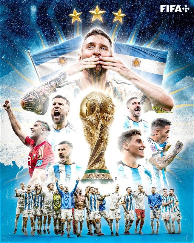 Cộng đồng mạng phát cuồng khi Argentina vô địch World Cup 2022 - Ảnh 9.