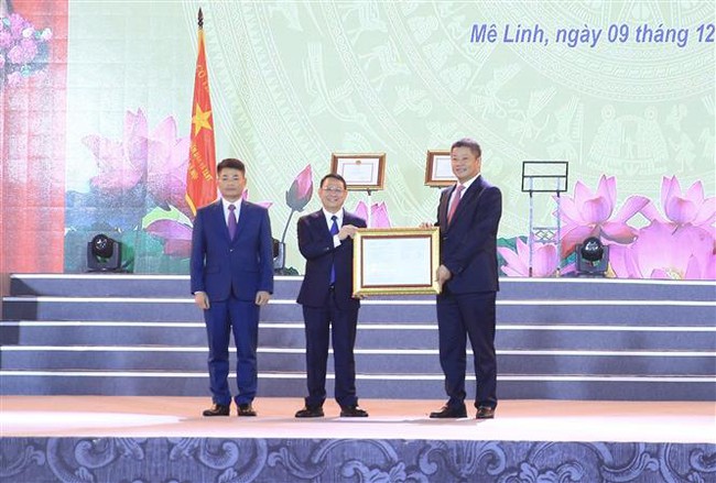 Khai mạc Lễ hội hoa Mê Linh năm 2022 - 'Mê Linh rực rỡ sắc hoa' - Ảnh 2.