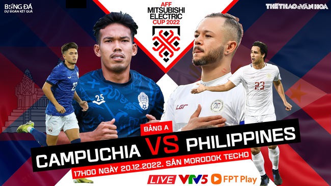 Link xem trực tuyến trận Campuchia vs Philippines, 17h00 ngày 20/12 - Ảnh 4.