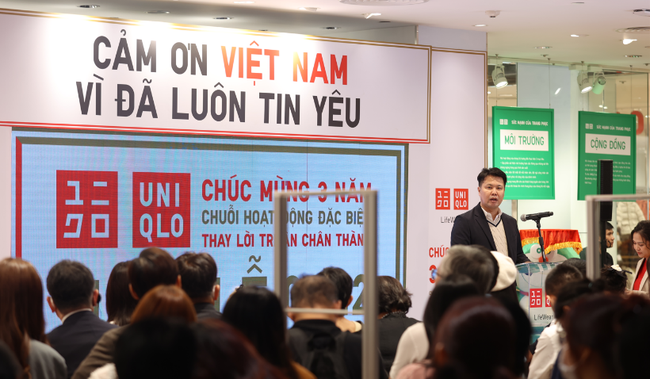 Uniqlo tổ chức sự kiện kỷ niệm 3 năm tại Việt Nam cùng &quot;Tuần lễ cảm ơn&quot; từ 02-15.12 - Ảnh 1.