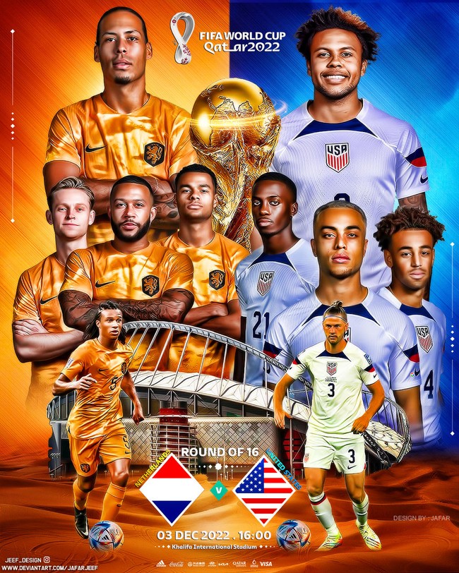 Dự đoán có thưởng World Cup 2022 vòng 16 đội: Trận Hà Lan – Hoa Kỳ - Ảnh 1.