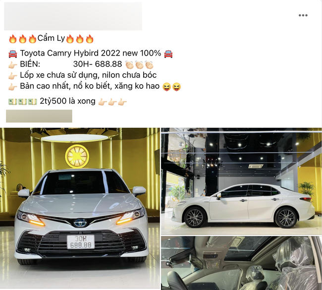 Chờ chủ nhân mới quá lâu, Toyota Camry biển số tứ quý 688.88 giảm giá 400 triệu sau một tháng - Ảnh 2.