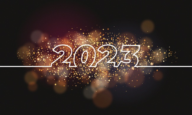 Những mẫu thiệp chúc mừng năm mới 2023 đẹp nhất - Ảnh 6.