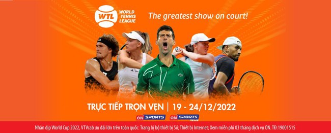 VTVcab chính thức sở hữu bản quyền giải quần vợt đồng đội World Tennis League - Ảnh 1.