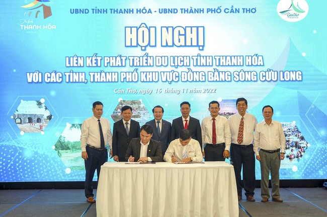 (16/11)Thanh Hoá liên kết với các tỉnh, thành phố khu vực đồng bằng sông Cửu Long phát triển du lịch - Ảnh 1.