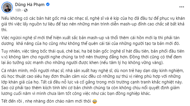 1 nghệ sĩ có tiếng lên tiếng về việc tâng bốc thái quá những màn trình diễn mashup: &quot;Có thể đem lại ảo tưởng sức mạnh cho những người được khen&quot; - Ảnh 1.