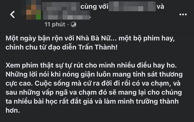 Khán giả review nóng 'Nhà bà nữ' của Trấn Thành: Hay và tiết chế hơn hẳn 'Bố già', niềm tin vào phim Việt đã trở lại rồi! - Ảnh 9.
