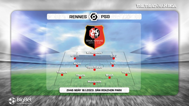 Nhận định bóng đá Rennes vs PSG (2h45, 16/1), Ligue 1 - Ảnh 3.