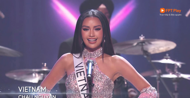 Trình diễn xuất sắc tại đêm Chung kết Miss Universe 2022, Ngọc Châu vẫn out top 16 đầy tiếc nuối - Ảnh 2.