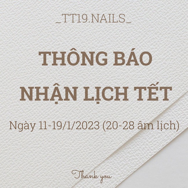 Cập nhật lịch làm nail Tết của các tiệm nail hot tại Hà Nội  - Ảnh 2.