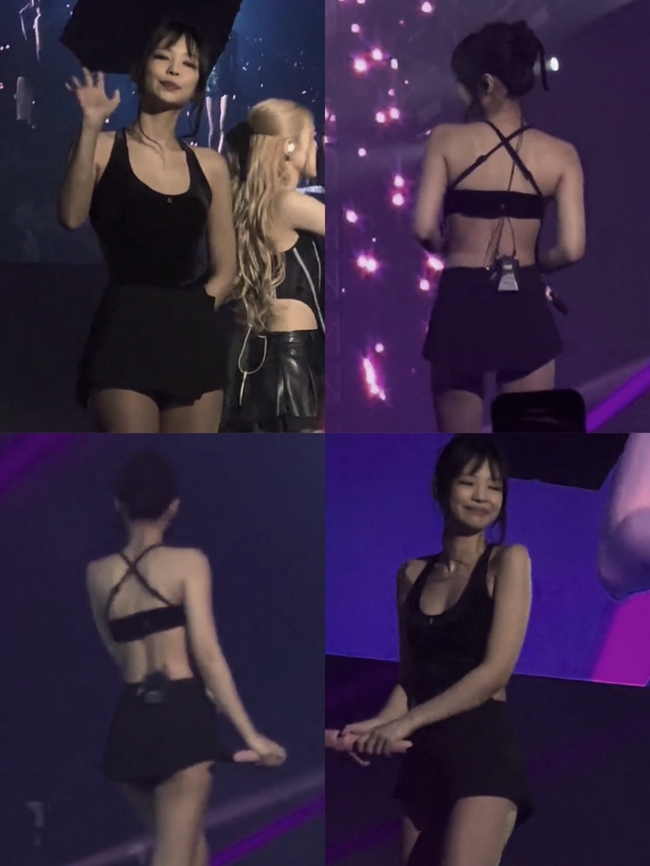 Concert Blackpink ở Hong Kong: Jennie lại hở táo bạo, đàn chị K-pop góp mặt - Ảnh 5.