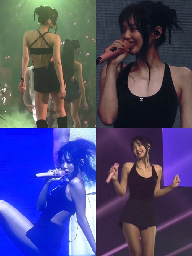 Concert Blackpink ở Hong Kong: Jennie lại hở táo bạo, đàn chị K-pop góp mặt - Ảnh 6.