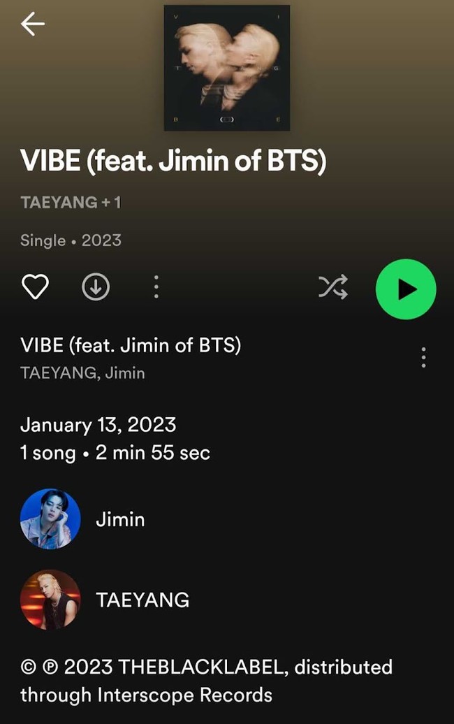 ARMY yêu cầu làm rõ việc Jimin không có tên trong phiên bản 'Vibe' của The Black Label - Ảnh 3.