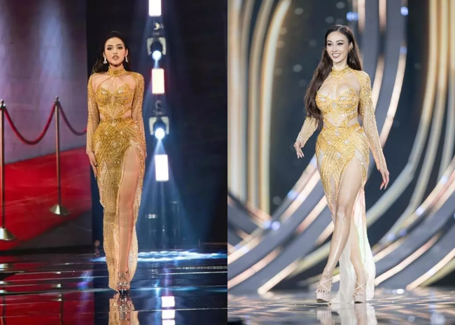 Đụng hàng Hoa hậu Ngọc Châu, 'Trứng rán' Thanh Tâm bị netizen bóc mẽ 1 chi tiết - Ảnh 5.