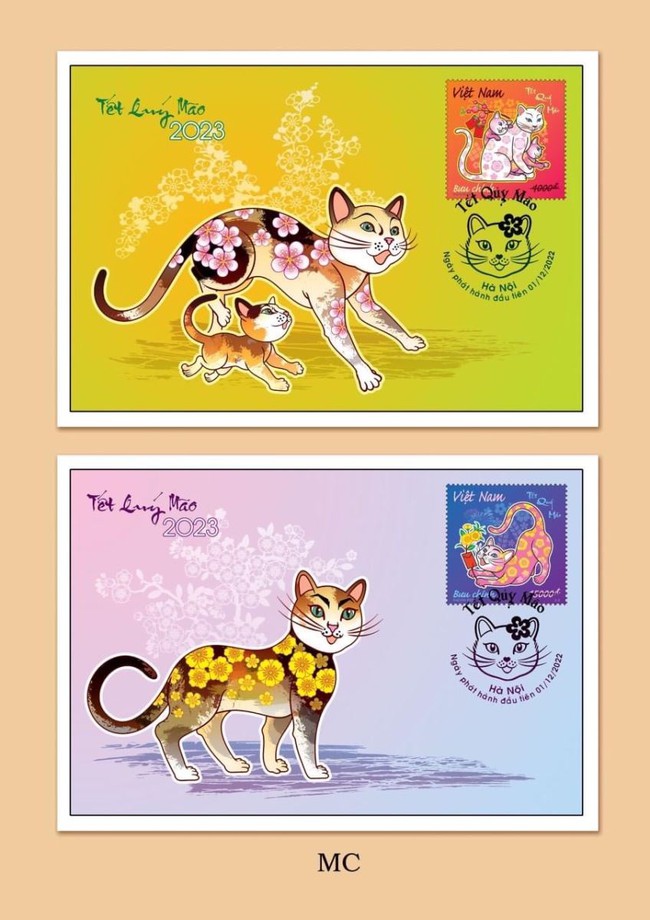 Tết Quý Mão nói chuyện hình tượng mèo trong tem Bưu chính - Ảnh 3.