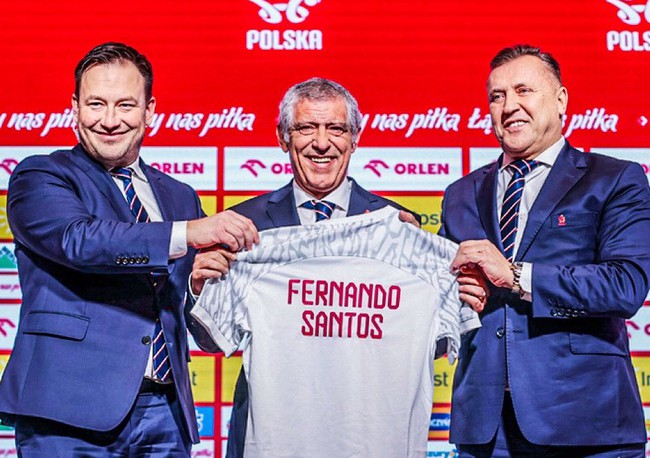 Fernando Santos được bổ nhiệm làm HLV trưởng ĐTQG Ba Lan