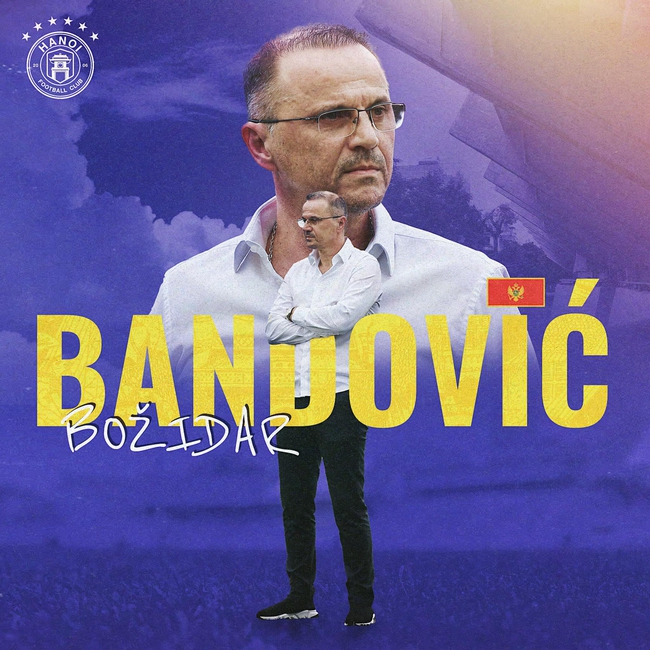 HLV Bozidar Bandovic, HLV Bandovic, Hà Nội FC, CLB Hà Nội