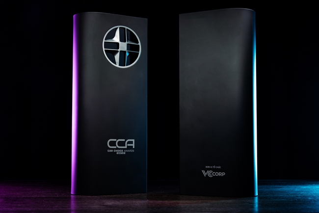 Hé lộ cúp vinh danh Car Choice Awards 2022 trước giờ G: Thiết kế đậm chất nghệ thuật, mô phỏng logo tinh tế - Ảnh 2.