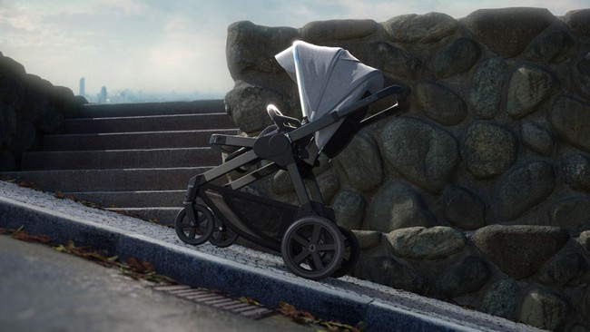 'Độc lạ' xe đẩy em bé: Giá hơn 77 triệu đồng, tích hợp AI, có chế độ tự lái, nhưng vẫn phải đẩy - Ảnh 2.