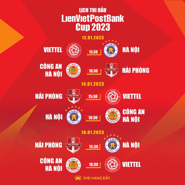 Lịch thi đấu giải Tứ hùng 2023 - LienVietPostBank Cup  - Ảnh 2.