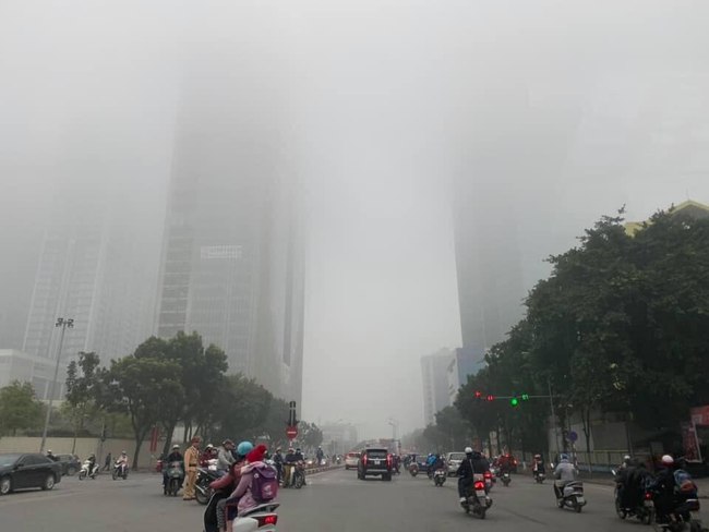 Bắc Bộ và Thủ đô Hà Nội sáng sớm có sương mù - Ảnh 1.