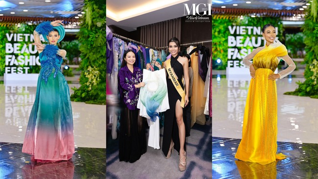 BST 'Trầm hương lạc nhạn' tại Vietnam Beauty Fashion Fest 6: Kết hợp truyền thống và hiện đại - Ảnh 1.