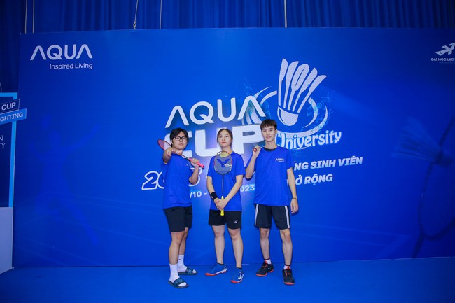 Giải cầu lông dành cho sinh viên AQUA CUP 2023 - Ảnh 1.