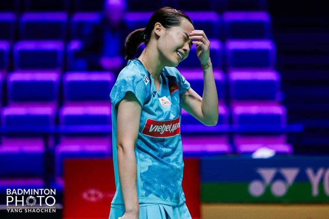Hot girl cầu lông Thùy Linh thua chóng vánh trước đối thủ hạng 8 thế giới ở Đan Mạch mở rộng - Ảnh 2.