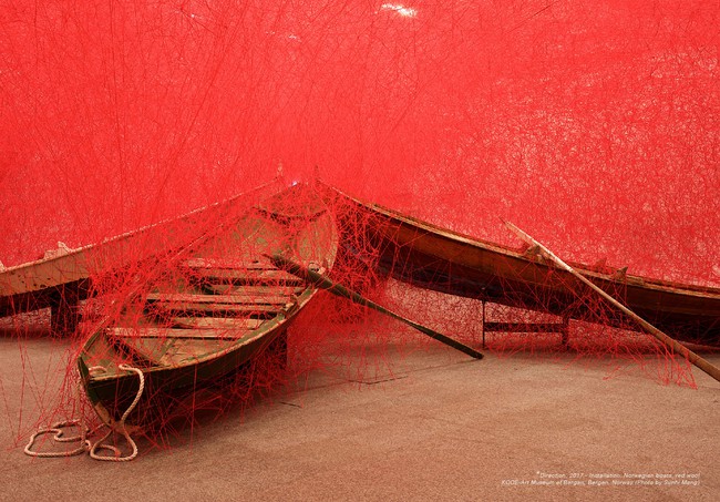 Mở cửa triển lãm sắp đặt &quot;Thủy triều cảm xúc&quot; của nghệ sĩ Chiharu Shiota tại Việt Nam - Ảnh 3.
