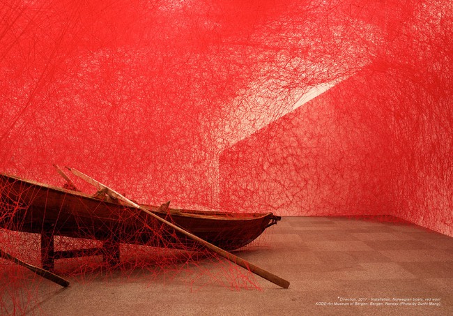 Mở cửa triển lãm sắp đặt &quot;Thủy triều cảm xúc&quot; của nghệ sĩ Chiharu Shiota tại Việt Nam - Ảnh 5.