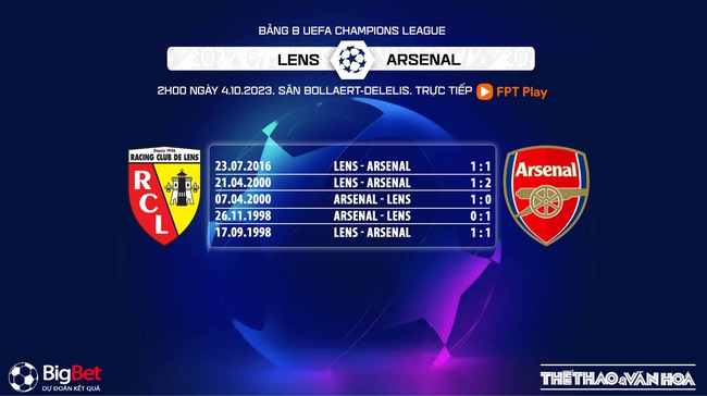 Nhận định bóng đá Lens vs Arsenal (2h00, 4/10), vòng bảng Cúp C1 - Ảnh 7.