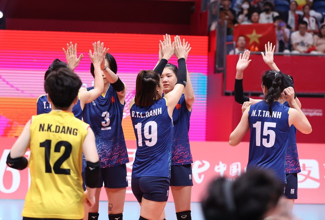 Tuyển bóng chuyền nữ Việt Nam trải qua hành trình lịch sử ở ASIAD 2023