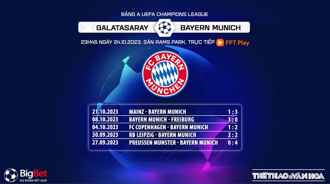 Nhận định bóng đá Galatasaray vs Bayern Munich (23h45, 24/10), vòng bảng cúp C1 - Ảnh 5.