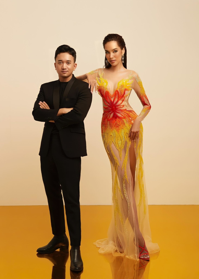 NTK Lê Ngọc Lâm mất 300 giờ để hoàn thành dạ hội thi Bán kết MGI của Hoa hậu Lê Hoàng Phương - Ảnh 2.