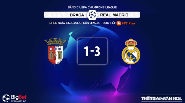 Nhận định bóng đá Braga vs Real Madrid (2h00, 25/10), cúp C1 châu Âu - Ảnh 8.